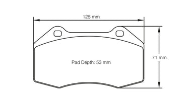Pagid Racing Brake Pads No. 8023 - Discovery Parts